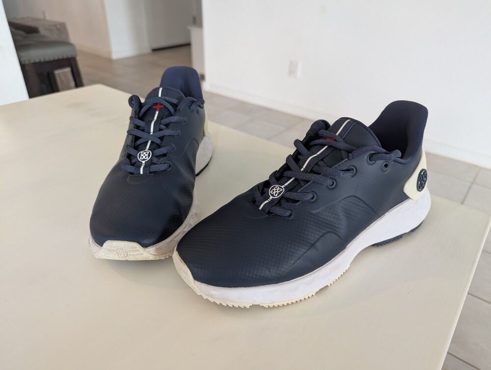 G/FORE MG4+ Spikeless Golf Shoes Twilight Navy Blue Mens Size 8.5 G4MC0EF26